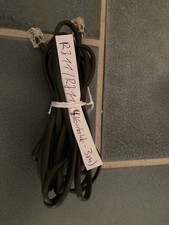 Kabel 2*RJ11 Stecker 6P4C Telefon Fax Modem Kabel 3m, nie benutzt