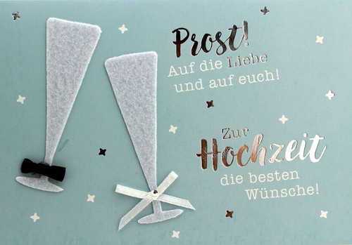 Hochzeitskarte handarbeit filz - hochzeitskarte,