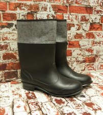 Filzstiefel Winterstiefel Gummistiefel Stiefel Höhe 30 cm Schwarz Gr.38-46