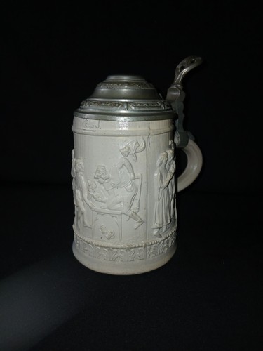 Modelkrug jhd zinndeckel - 19., jhd.