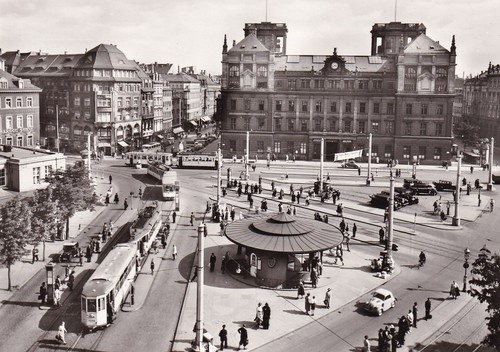 Dresden postplatz mit - -,