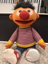 Ernie Plüschfigur XL 60 cm Sesamstraße Plüschtier Stofftier Vintage