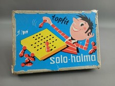VEB DDR Spielzeug SOLO-HALMA Vintage Original Verpackung alt Retro Kult Plastik