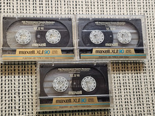 MAXELL XL II 90 *Unbeschriftet+STICKER* Leerkassette Mc Tape