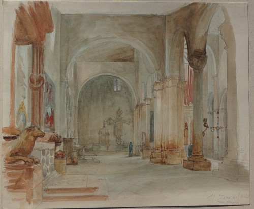 San zeno verona aquarell - verona,,