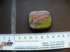 NADELDOSE für Grammophon-Schellack-needle tin FÜRSTEN SPIRALETTE gelb