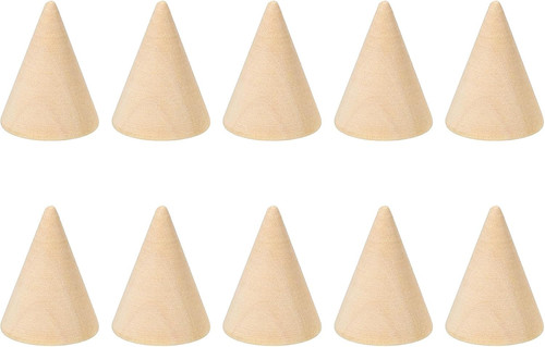 25x20mm natural holz - holz, kegel