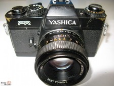 SET: Yashica SLR Kamera FR +