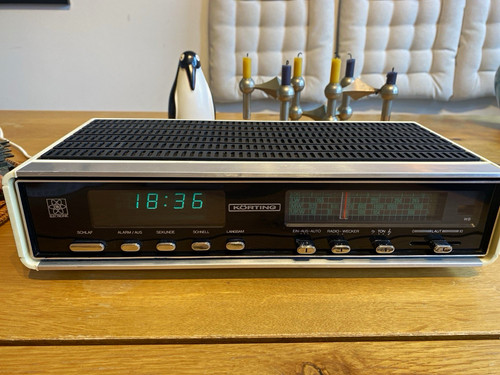 Vintage körting radiowecker - vintage,