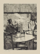 Lesser Ury - Black and White - versch. Motive 5, auf Elfenbeinkarton, 30 x 40 cm