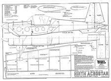 HIRTH Hi 27 ACROSTAR (Spannweite 1065 mm). Modellbauplan RC mit Kabinenhaube