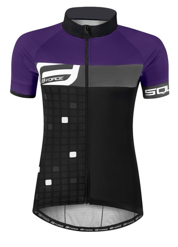 Damen fahrrad trikot lila - damen,