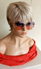 Sonnenbrille Damen Modern Grau-Pink NEU