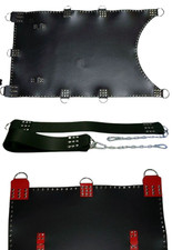 Designer Ledersling Rundbogen-Hängematte Schaukel + Zubehör verschiedene Farben