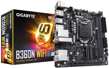 Gigabyte B360N WIFI Mainboard Mini-ITX Sockel 1151 Intel B360 DDR4 7.1 Sound M.2