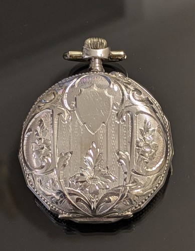 Taschenuhr aus 800er silber - taschenuhr, im