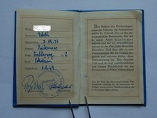 Ddr mitgliedsbuch deutsch - mitgliedsbuch,