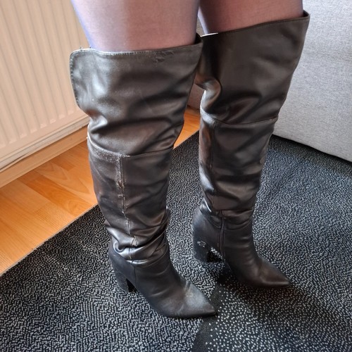 Stiefel schwarz 40 - schwarz,