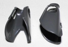 06071, 2x Mantel, Reitermantel (mit Aufschlag), dunkelgrau