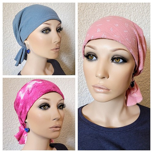 Bequeme chemo mütze kopftuch - bequeme,