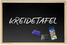 Kreidetafel 80 x 120 cm +Tafelkreide Schwamm Montage Set Schultafel Maltafel