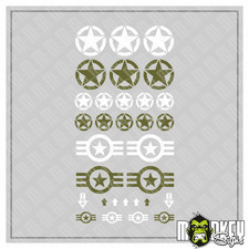 Aufkleber 31 teilig Modellbau