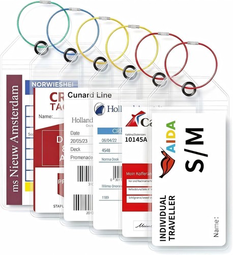 Pack luggage tags for - 6-pack,