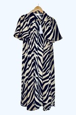 VILA Zebra Print Shirt Dress