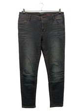 BLUE FIRE Damen Jeans Slim Fit W31/D42 Grau Casual