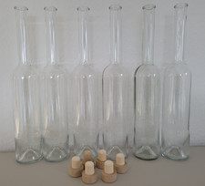 6 leere Glasflaschen 500 ml