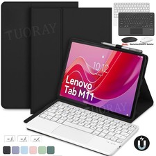 Für Lenovo Tab M11 TB-330FU 11 Zoll 2024 Hülle mit Touchpad Tastatur Maus QWERTZ