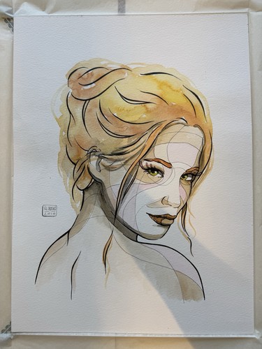 Bocho unikat aquarell - -,