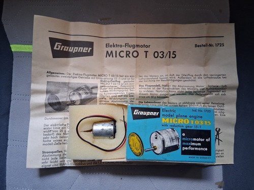 Graupner 1725 micromotor - graupner,