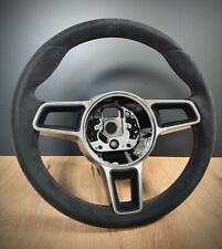 Porsche 991 718 GT3 GT4 RS OEM Alcantara Lenkrad Steering Wheel red stiching