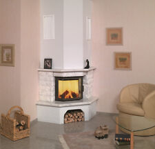 Hark Marmorkamin Vermont 2 Rad. 800/45K schwarz Marmor naturweiss