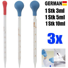 3 Pcs Glas Pipetten Dropper