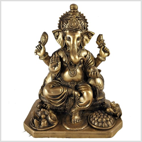 Ganesha 5cm 8kg messing - 30,5cm,