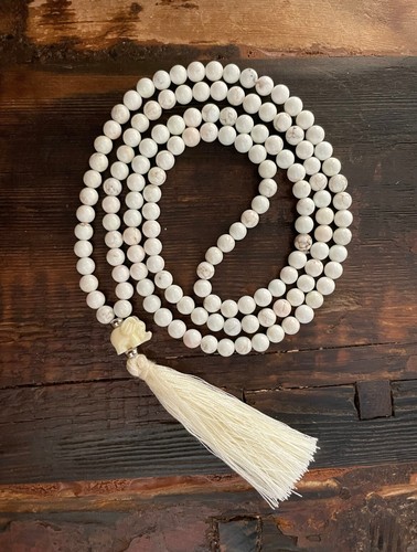 Mala kette howlith elefant - kette,