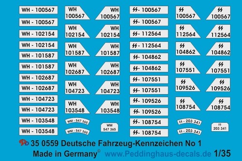Peddinghaus decals 0559 - peddinghaus-decals,