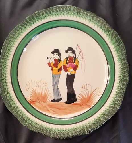 Vintage henriot quimper teller - vintage,