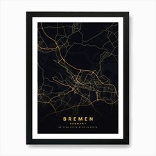 Bremen Deutschland Schwarz und