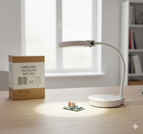 Orbisana led tischlupe - led,