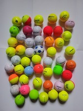 Golfbälle 50 bunte Golfbälle