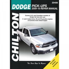 Dodge Pick-Ups 2009-2018 USA US Kanada Pick-Up V6 V8 Werkstatthandbuch Chilton