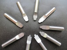 9 VHM Radius Drehmeißel Ø 6 Drehstahl Drehling Drehbank Modellbau Fräser H0 WSP