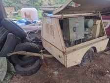 DDR Baukompressor Anhänger zum Sandstrahlen