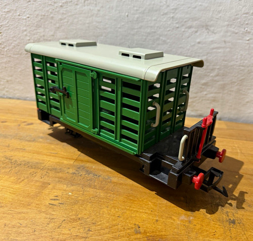 Playmobil eisenbahn viehwagen - playmobil,
