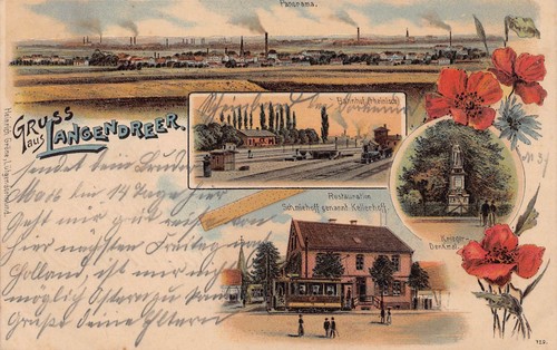 Langendreer ansichtskarte - ansichtskarte, ak