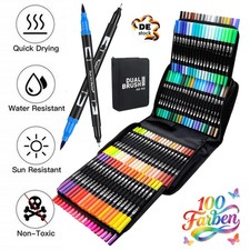 Dual Brush Pen Set 100 Farben