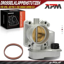 Drosselklappe Drosselklappenstutzen für Opel Vectra C Z02 Signum Zafira 2.2